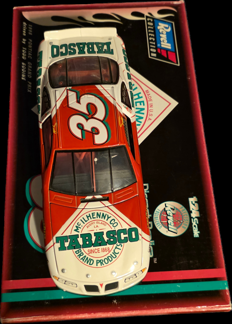Todd Bodine #35 Tabasco 1998 Pontiac Grand Prix 1:24 Revell Collection Nascar